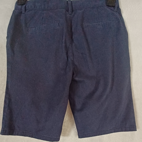 THE CHILDREN'S PLACE Women's Bermuda Short Size 14 Navy Blue Stretch Fabric - Picture 4 of 15
